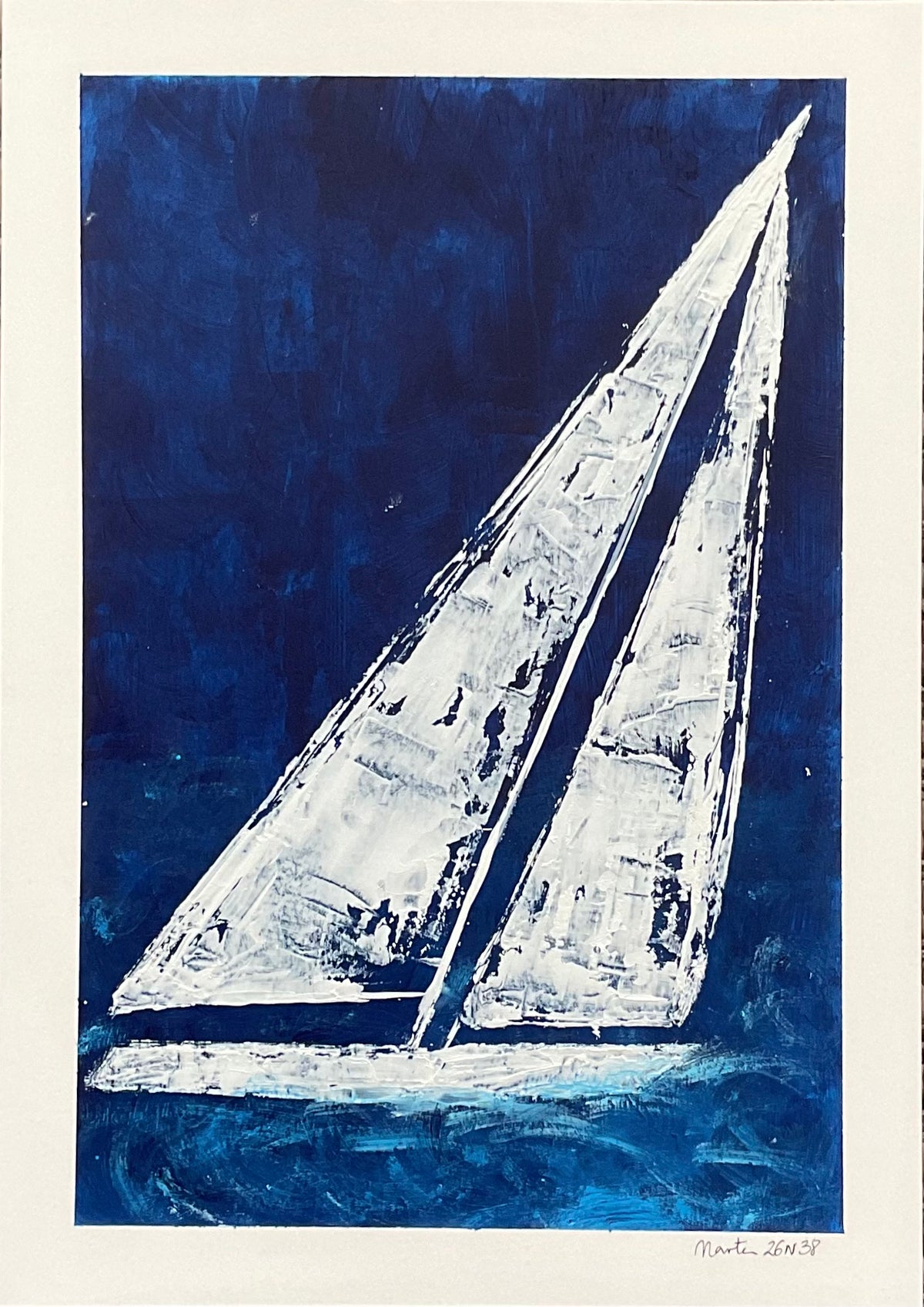 Pintura original en papel / Original painting on paper 26N38