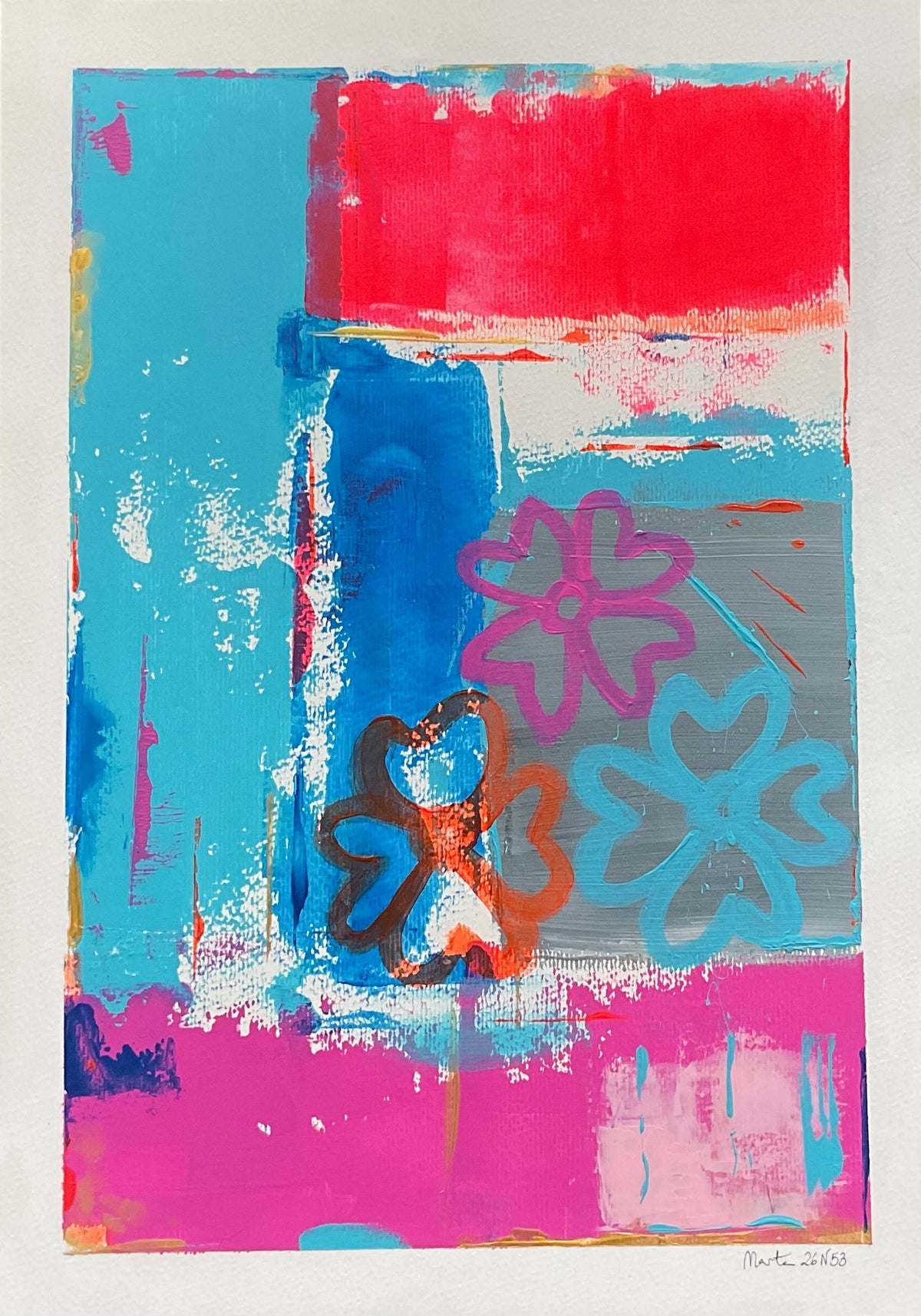 Pintura original en papel / Original painting on paper 26N53