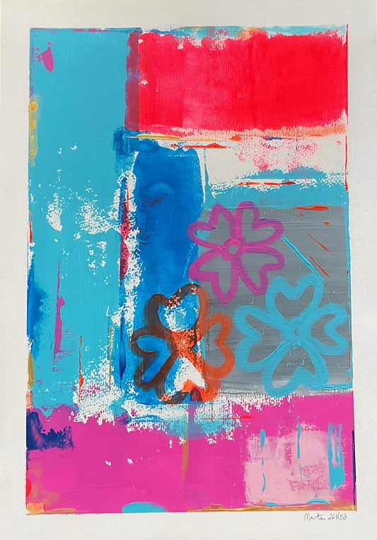 Pintura original en papel / Original painting on paper 26N53