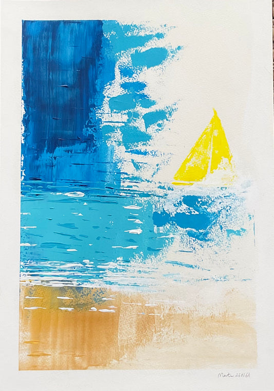 Pintura original en papel / Original painting on paper 26N61