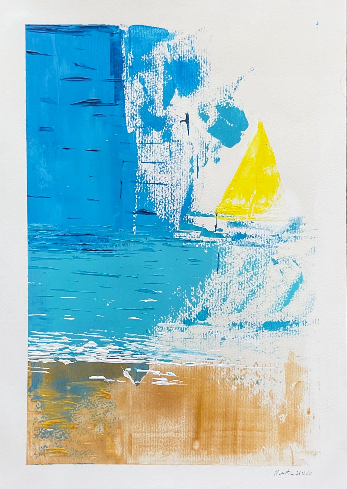 Pintura original en papel / Original painting on paper 26N60