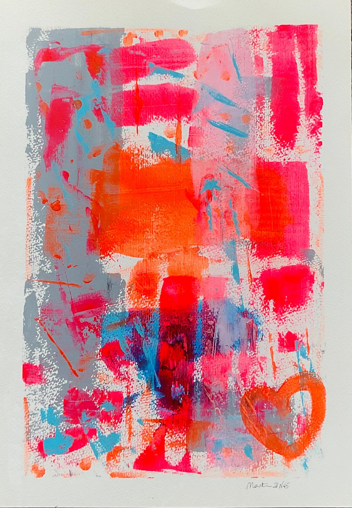 Pintura original en papel / Original painting on paper 26N45
