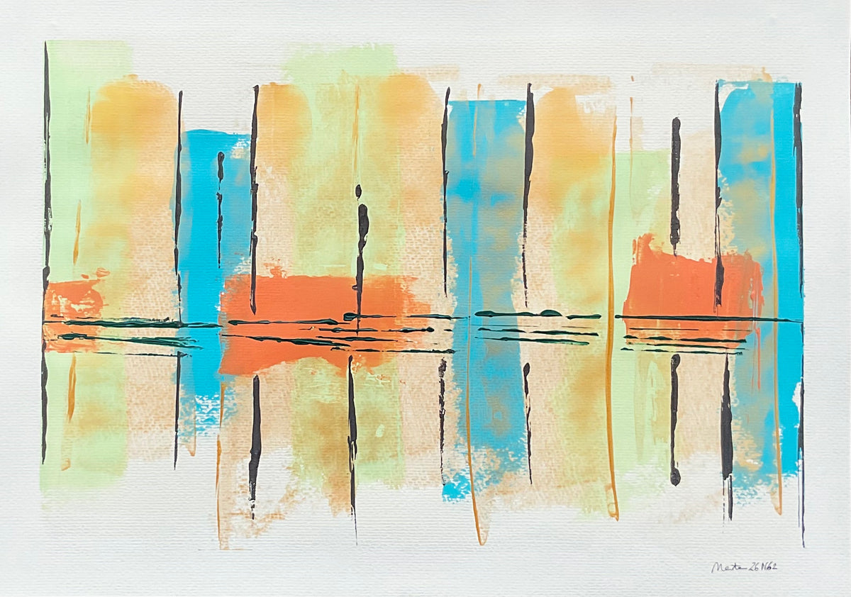 Pintura original en papel / Original painting on paper 26N62
