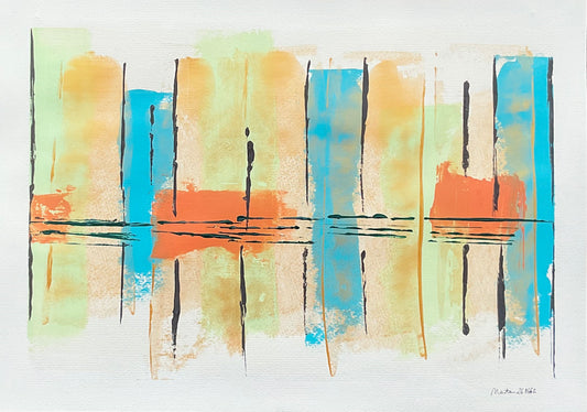 Pintura original en papel / Original painting on paper 26N62