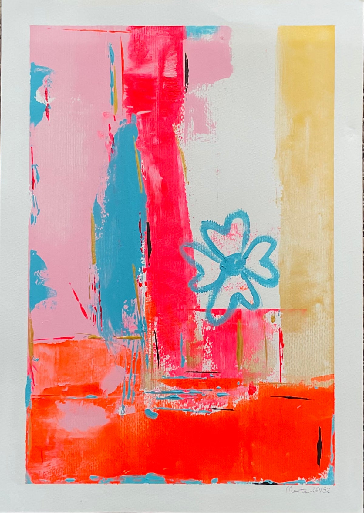 Pintura original en papel / Original painting on paper 26N52
