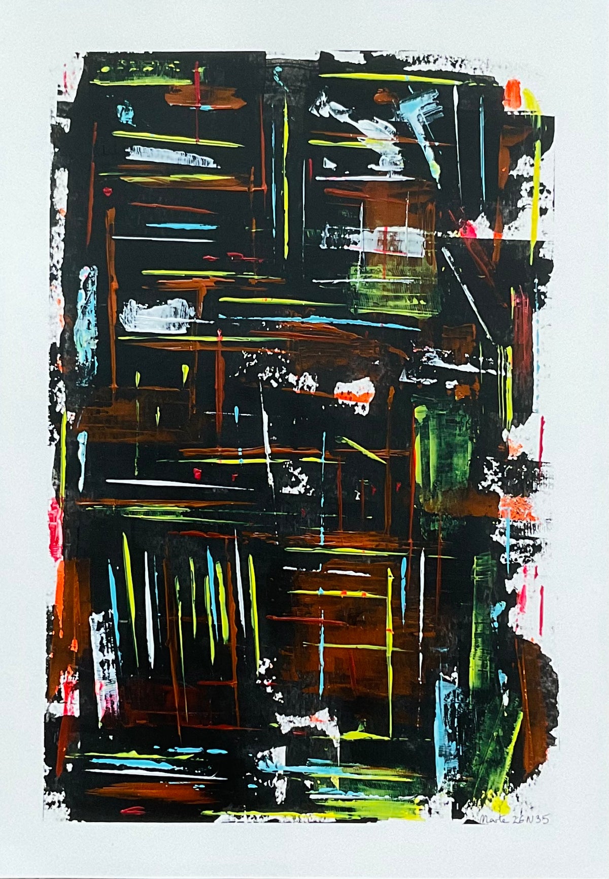 Pintura original en papel / Original painting on paper 26N35