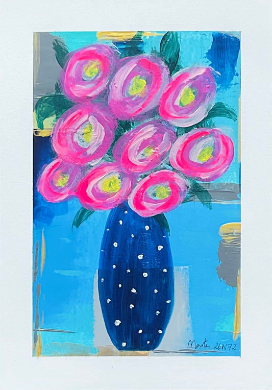 Pintura original en papel / Original painting on paper 26N72
