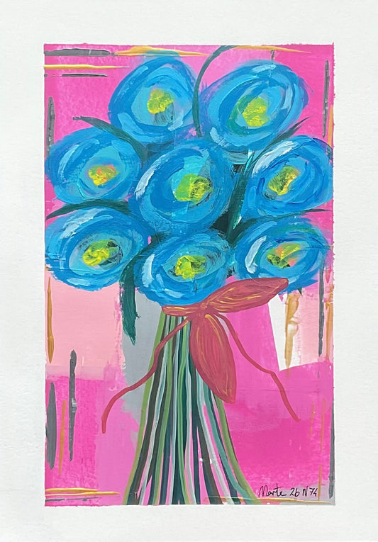 Pintura original en papel / Original painting on paper 26N74